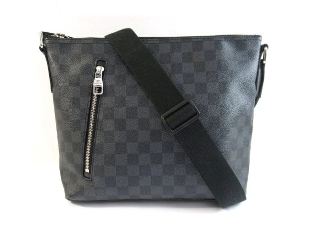 LOUIS VUITTON Mick Shoulder Bag Damier Graphite Black